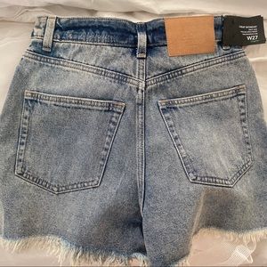 cheap monday denim jean shorts